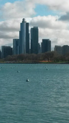 Patty: "Nippy walk along the Chicago Lakefront."