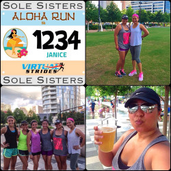 Janice: "Running through Uptown Dallas with my Sole Sisters!"