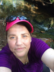 Patty: "Hiked to the waterfalls on Oak Mountain in Pelham Alabama. Slowest 10k but the best views by far!"