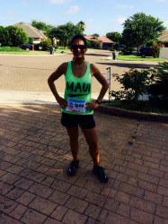 Laura: "Completed my 1st Virtual Run and couldn't be happier that it was the ALOHA RUN fighting Breast Cancer"