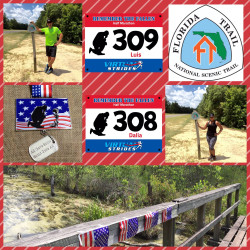 Dalia: "Our minds and hearts were with our fallen heroes...freedom isn't free so THANK YOU for your service HEROES!!! Our second virtual run and we sure enjoyed it...thank you Virtual Strides!"