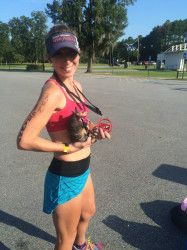 Sara: "Armadillo Broil 25k 2nd overall 1 st Lady"