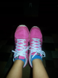 Karrie: "These shoes were made for running! Made for 5ks!"