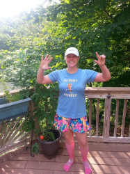 Susan: "I actually did 7miles - part of my training. "
