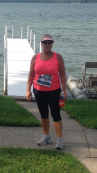 Cynthia: "Hot & muggy morning walk along Crooked Lake in Oden, MI:) "