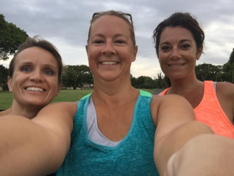 Ann: "Great run/walk with cooler weather and amazing friends!"
