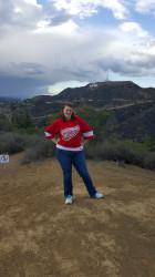 Nicole: "Took a hike to the Hollywood Sign! "