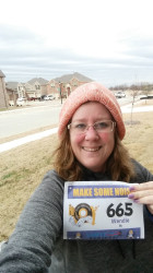 Wendie: It was so great to my first virtual event with my walking partner Shannon.  And raising money for pediatric cancer research to do it.  Love it!!!