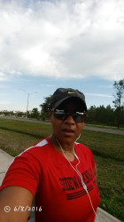 Kimberly: 3rd virtual race of the season. 10k, 6.2 miles baby, before work. Today I blew past 12 runners,  10 walkers, 3 dogs, and a baby.....aaaaand a bunny rabbit. Bam! I win! We will not aknowledge the fact that we were running in opposite directions.  Lol! SidewalkNinja Out!