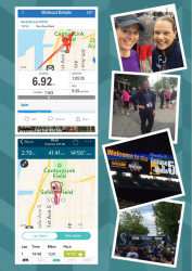 Carolyn: Interesting how 2 different running apps can show such a difference when running throug a stadium.
