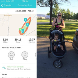 Sarah: First 5k with the stroller