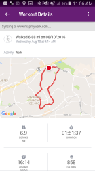 Tammy: Walk/ran 6.8 miles in the heat