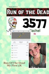 Rachel: Y'all were an awesome push to prepare me for my race at the end of the month! Can't wait to receive my medal!
