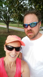 Michele & Jim: Our first virtual run together!