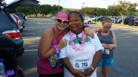 Maria: "It was my first charity walk and I am so glad to be a part of it. Thank THE Lord That He Gave Me the will and my best estimate friend. I  DID IT!"