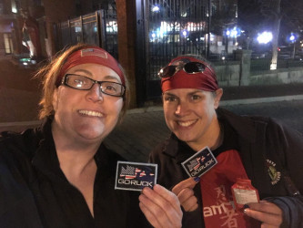 Kelly: Completed Veterans Day GORUCK light for my 5K