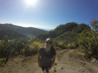 Jaclyn: Hiked part of the Wa'ahila Ridge Trail, in Honolulu, Hawaii, to start the New Year.