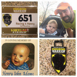 Jeremy: Ran this race with my 14 month old son in his jogging stroller.  All of my races are in memory of my sweet nephew, Henry, who passed away from SIDS almost 4 years ago.