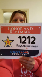 T.M.: My first Virtual Strides 5k. Looking forward to participating in many more!