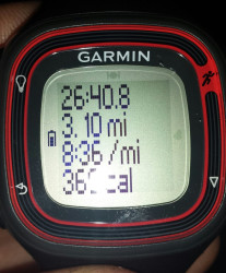 Dennis: Not my fastest but I got it done with a nasty side cramp.