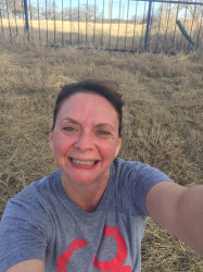 Rebecca: I was out of town without my running shoes, so I walked this one in honor of the son of my fiancé who was born with a heart defect 25 years ago.