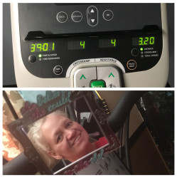 Debbie: Done on the elliptical